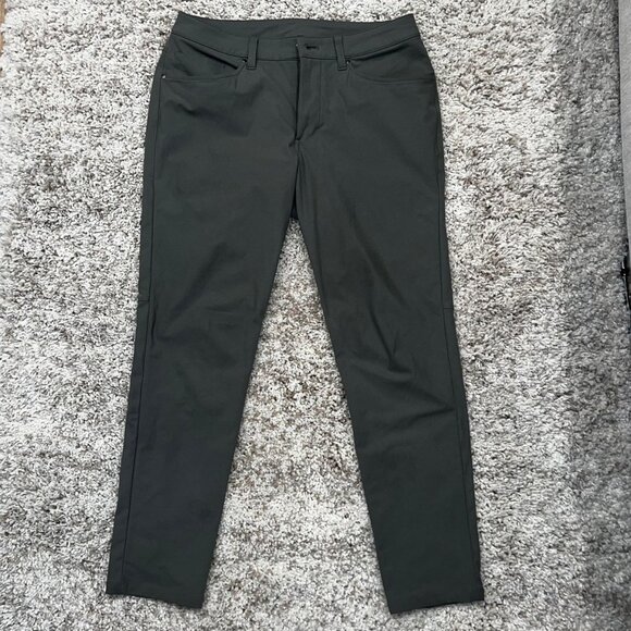 Lululemon ABC Slim-Fit 5 Pocket Pant Sage Green 30/30 - Picture 1 of 5